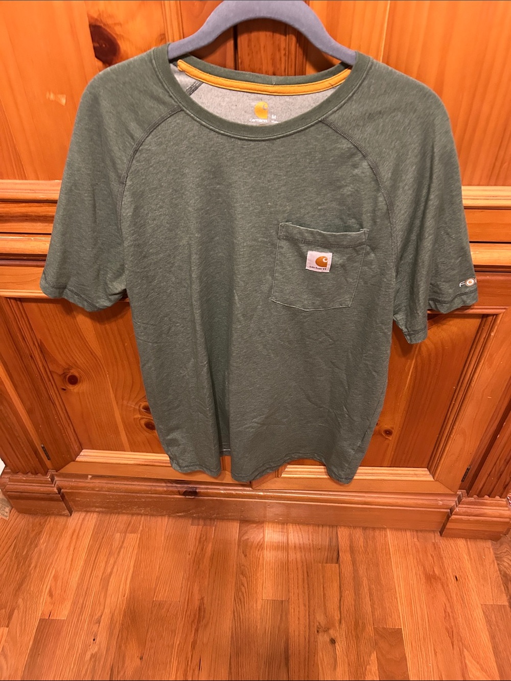 Carhartt Olive Green Short-Sleeve Pocket Tee